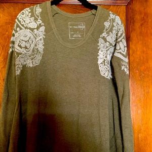 Free people green henley